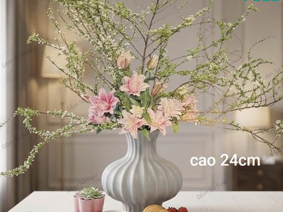 Nơi Bán Bình Cắm Hoa Tuyết Mai Đẹp Tại TP.HCM Gốm Sứ FULO 7