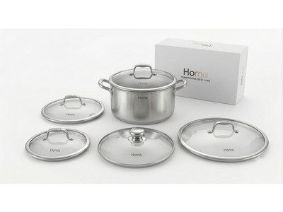 Bộ Nồi Inox 5 Lớp Cao Cấp 5 Món   Truyền Nhiệt Nhanh, Đáp Ứng Mọi Nhu Cầu Nấu Nướn 7