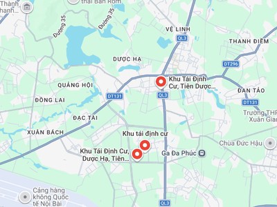 Đất tái định cư mai đình tiên dược, sóc sơn - 80m2 full thổ cư - đường 12m rộng, tiềm năng tăng giá 2