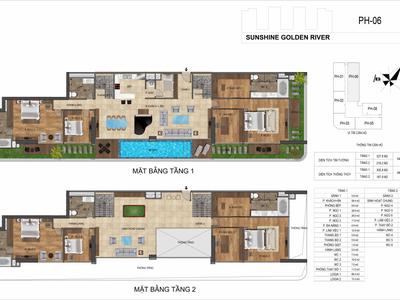 Penthouse 493,7m sunshine golden river view hồ tây, chỉ 60 tỷ 0