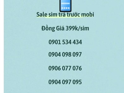 Xả lô sim trả trước mobifone - vào tên chính chủ 14