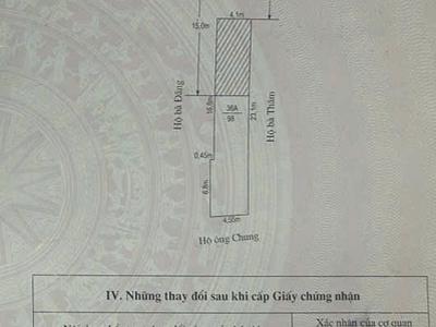Mặt đường Máng Nước gần trung tâm huyện - 82m2 - mặt tiền 4,1m - nở hậu - giá sốc 5,5 tỷ 0