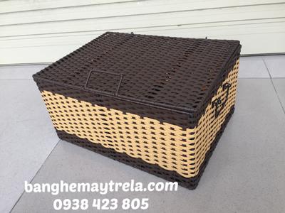 Rương nhựa giả mây đựng đồ 3