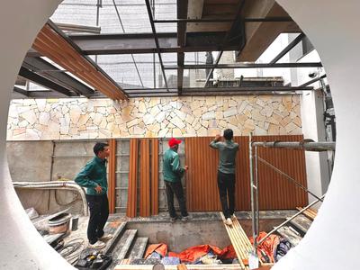 Thi công lắp đặt gỗ nhựa ngoài trời: ốp tường trần, lam chắn nắng, sàn gỗ nhựa 0