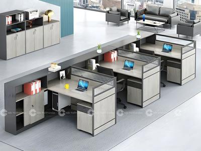 Bàn Làm Việc Nhân Viên Dạng Cụm Hiện Đại, Tiện Dụng 0