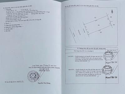 Đất tái định cư long thành 246m2 - full thổ cư, mt đường 24m, giáp công viên, gần sân bay long thành 0