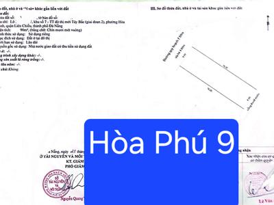 Bán đất đường 7,5m đường hòa phú 9  gò nảy 6  - rẽ nhất thị trường 0