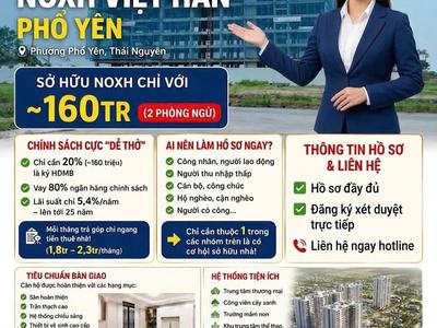 Thông báo tiếp nhận hồ sơ dự án nhà ở xã hội kđt việt hàn phổ yên thái nguyên 0