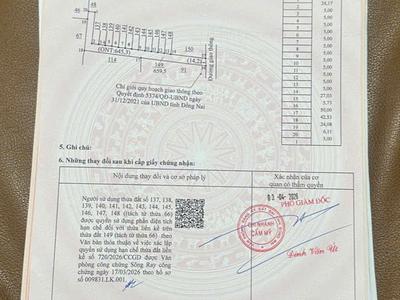 Chỉ 800 triệu sở hữu ngay đất thổ cư 120m2 ấp 5 sông ray, sổ hồng riêng, tiềm năng tăng giá 2