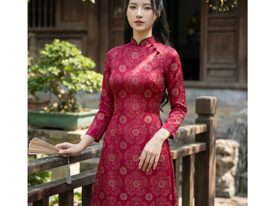 Vải Áo Dài Họa Tiết Cổ Điển 1