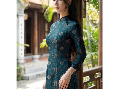 Vải Áo Dài Họa Tiết Cổ Điển 2