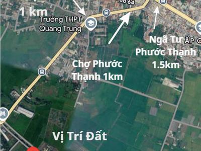 Bán nhanh miếng đất vườn 600m2 tại Ngã tư xã Phước Thạnh, củ chi giá 900 triệu 3