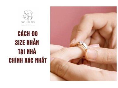 Cách đo size nhẫn đôi bạc chuẩn xác ngay tại nhà 0