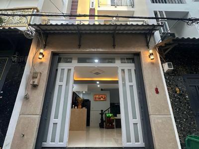 Bán nhà 4 tầng mới đẹp sát chợ gò xoài - lê văn quới - sổ đẹp hoàn công - 34m2 - 4.2 8m - hẻm xe 0