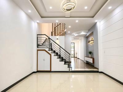 Giáp aeon tân phú - gần chợ gò xoài - hẻm tải - nhà đẹp 3 tầng 75m ngang 5 chỉ 6.x 2