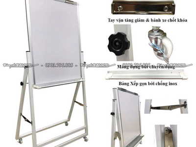 Bảng viết bút lông chân xếp gọn tăng chỉnh độ cao BAVICO 0