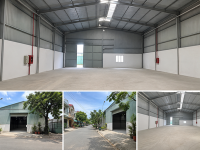 Nhà kho xây mới 350M    gần chợ Miếu Bông   giá chỉ 16 triệu/tháng 0