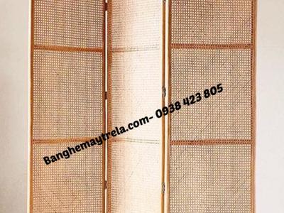 Bình phong mây tự nhiên lưới mắt cáo 3