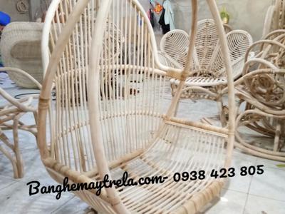 Ghế xích đu mây tự nhiên treo ban công 5
