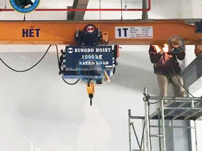 Pa lăng Sungdo dầm đơn 1 tấn 1