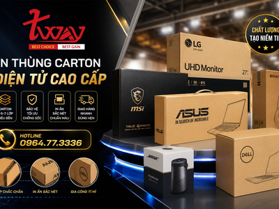 Tway - Chuyên cung cấp thùng carton, hộp giấy, túi giấy theo yêu cầu 0