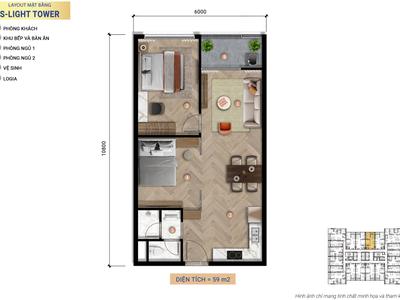 Duy nhất căn 2BR có sân vườn riêng chỉ từ 3,195 tỷ 2
