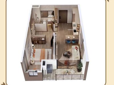 Chính chủ bán căn masteri trinity 50,5m2, chỉ 1 tỷ nhận chuyển nhượng, miễn lãi ngân hàng dài hạn 0
