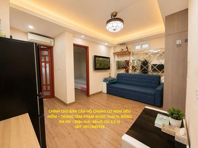 Chính chủ bán căn hộ chung cư mini siêu hiếm trung tâm phạm ngọc thạch, đống đa hn chỉ 2,2 tỷ 0