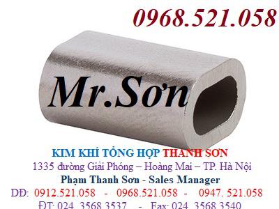 Đầu cốt nhôm, kẹp cáp nhôm ép đầu cáp thép 0913521058 Kim khí Thanh Sơn SN 9 ngõ 235 đường Ngọc Hồi 2