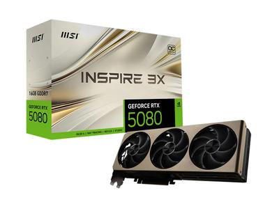 Card màn hình MSI GeForce RTX 5080 16G Inspire 3X OC 16GB 0