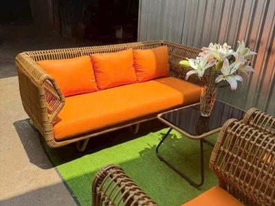 Bàn ghế sofa mây nhựa tổ yến 5
