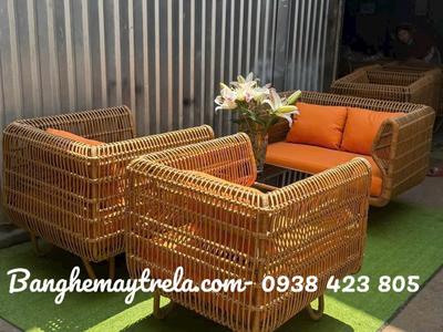 Bàn ghế sofa mây nhựa tổ yến 6