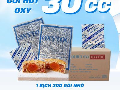 Gói chống mốc OXYTOC âm thầm làm gì sau khi hộp bánh được đóng kín 0