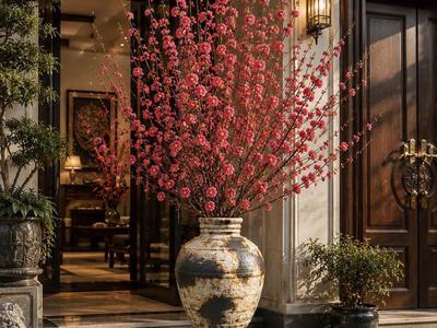 Top Những Mẫu Bình Cỡ Lớn Cắm Cành Mộc Lan Phong Cách Wabi Sabi Được Yêu Thích Tại TP.HCM 6