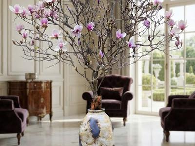 Top Những Mẫu Bình Cỡ Lớn Cắm Cành Mộc Lan Phong Cách Wabi Sabi Được Yêu Thích Tại TP.HCM 1