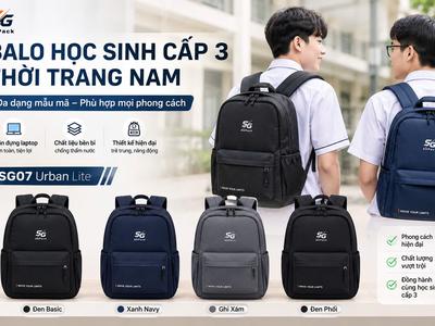 Balo Học Sinh Cấp 3 Thời Trang Nam Bí Quyết Chọn Balo Đẹp, Bền Và Tiện Lợi Cho Năm Học Mới 1