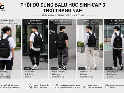 Balo Học Sinh Cấp 3 Thời Trang Nam Bí Quyết Chọn Balo Đẹp, Bền Và Tiện Lợi Cho Năm Học Mới 3