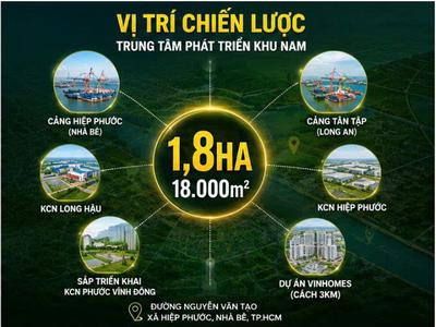 Bán gấp đất 18.000m  nguyễn văn tạo, nhà bè   gần cảng quốc tế   chỉ 5 triệu/m 4