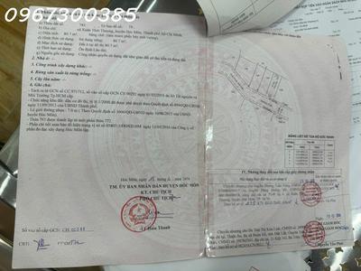 Bán đất full thổ cư xuân thới thượng, hóc môn, dt 80,7 m2, mặt tiền 5,6m, giá 3,7 tỷ 4