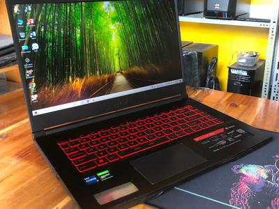 Laptop MSI GF63 Thin Core i7-11800H Ram 16GB SSD 512GB 2 VGA Rời RTX 3050 Màn Full HD Máy đẹp 5