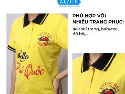 Áo Thun Đồng Phục Cổ Trụ - Áo Polo Quán Cường Kua 1