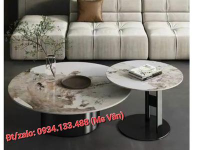 Bộ bàn trà sofa decor phòng khách cực đẹp 4