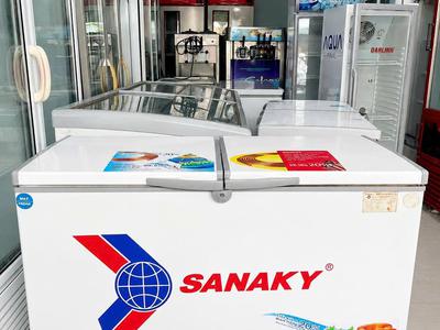 Thanh lý tủ đông - mát - hiệu Sanaky - dung tích tổng 300 lít   tủ xinh - tiện lợi. 0