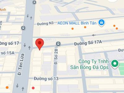 Hot   mặt tiền xx đường 17a - kinh doanh đỉnh - ngay aeon mall bình tân - chỉ 28 tỷ  - diện tích 4