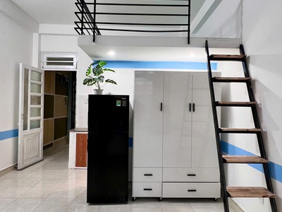 Chính chủ cho thuê phòng trọ mới có gác, ban công, tủ bếp gò vấp 2