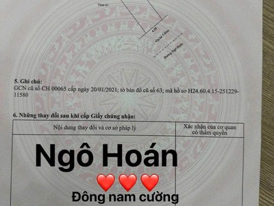 Đất mặt phố ngô hoán kđt đông nam cường 88m2 giá 4.x tỷ 3