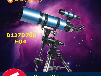 Kính thiên văn Khúc xạ cỡ lớn Apollo 127F700EQ-4 0