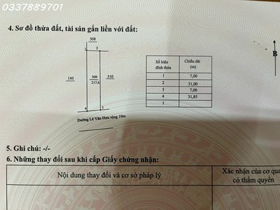 Bán lô đất siêu đẹp đường lê văn hưu, thống nhất, gia lai, dt 217,6m2, giá đầu tư 0