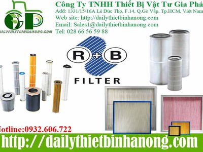 Nhà phân phối thiết bị lọc R B Filter chính hãng tại Việt Nam 0
