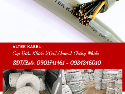 Dây cáp điều khiển báo cháy 20x1.0 Altek Kabel tại Đà Nẵng 1
